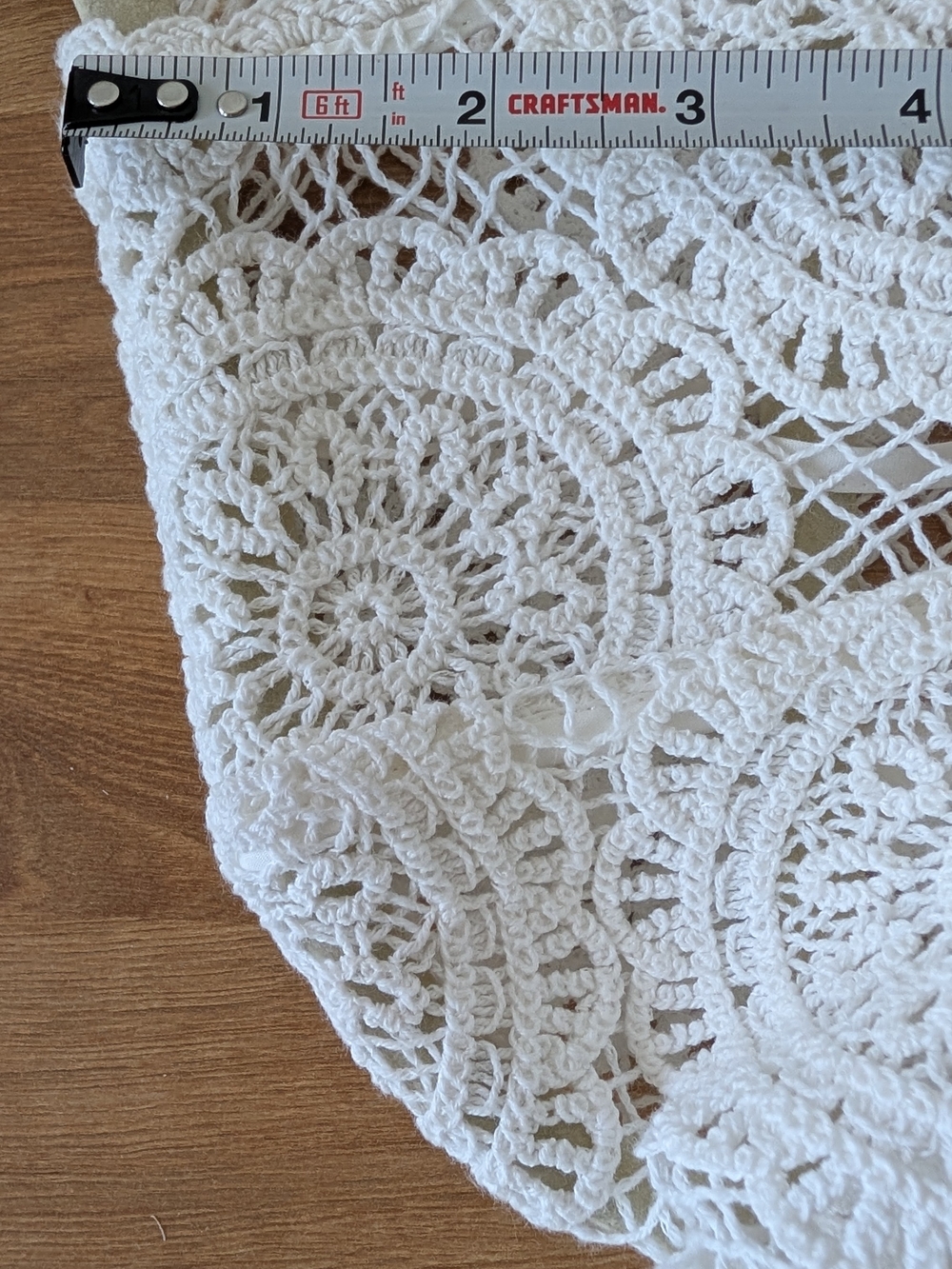 NWT Zimmermann Junie White Crochet Lace Tunic Mini Dress, Size US4 - Picture 11 of 12